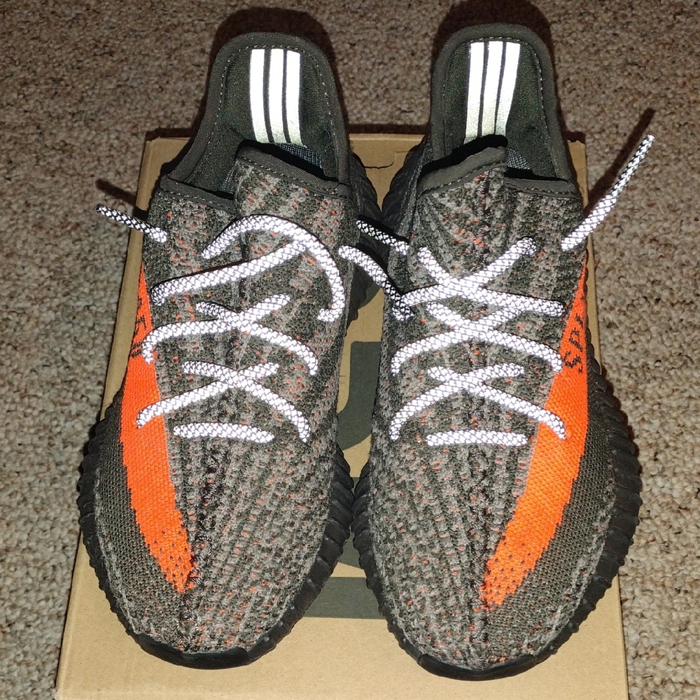 Adidas Yeezy Boost 350 V2 Orange Black Size 6